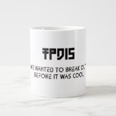 TPDIS Hipster-Mok Grote Koffiekop (Voorkant)