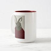 TPII "Dat boek is al te laat" Tweekleurige Koffiemok (Voorkant links)