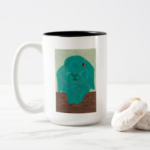 TPIO "Ik heb gemengde gevoelens over mijn PhD"-Mok Tweekleurige Koffiemok