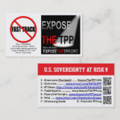 TPP- en Fast Track Business-/Info-kaarten met link Visitekaartje (Voorkant / Achterkant)