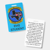 TPSTA-studentenID-badge Badge (Voor- en achterkant)