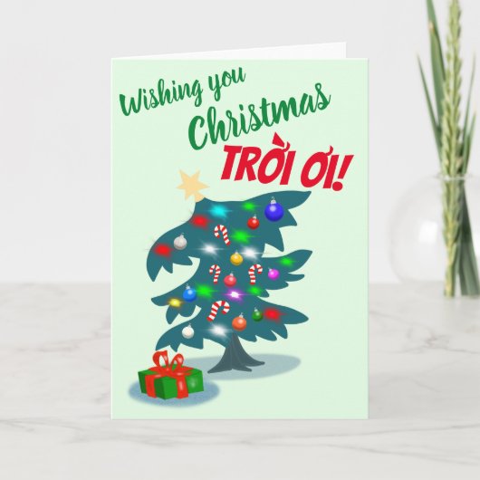 Trời ơi Christmas Kaart (Voorkant)