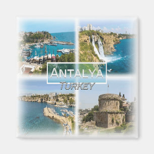 TR0027 Europa, Turkije, Antalya, Koelkast Magneet