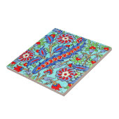 TR010 Turkse reproductie keramische tegel Tegeltje (Zijkant)