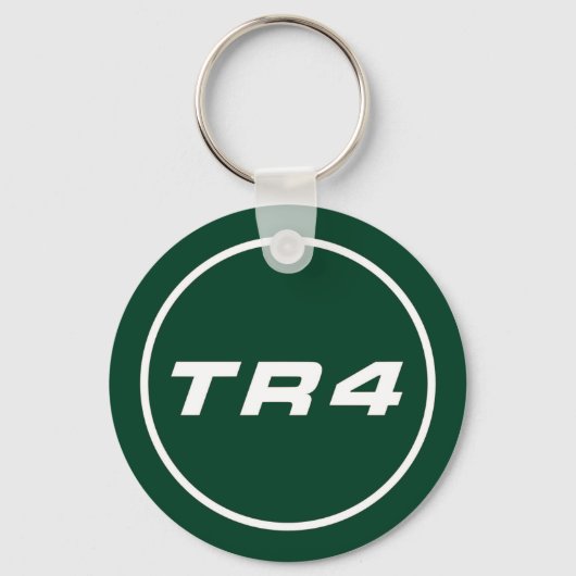 TR4 Schlüsselanhänger british race green Sleutelhanger (Voorkant)