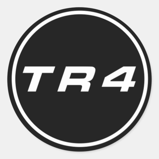 TR4 Sticker sw-ws (Voorkant)