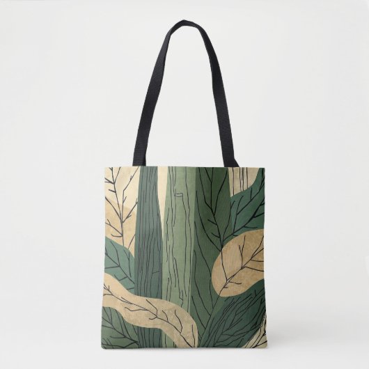 TR_004  Boho Bomen Tote Bag (Voorkant)