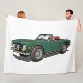 TR-4 SPORTSCAR FLEECE DEKEN