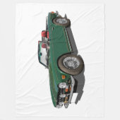 TR-4 SPORTSCAR FLEECE DEKEN (Voorkant)