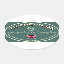 TR-Freun.de Aufkleber Oval Ovale Sticker