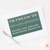 TR-Freunde rechteckiger Aufkleber Rechthoekige Sticker (Envelop)