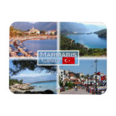 TR Marmaris - Icmeler-strand - Oludeniz Blue Lagoo Magneet (Horizontaal)