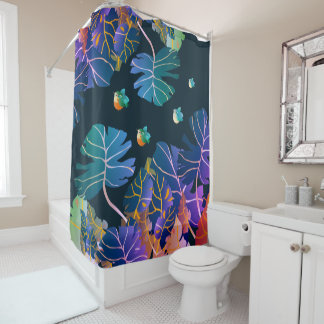 ..tra-foglie e colori douchegordijn