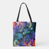 ..tra-foglie e colori tote bag (Achterkant)