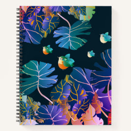 ..tra foglie e colori Triptych Notitieboek