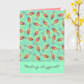 Traag het voelen kaart (Gele Bloem)