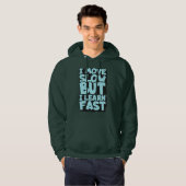 Traag Lerende Hoodie ! Grappig Studenten Cadeau (Voorkant volledig)