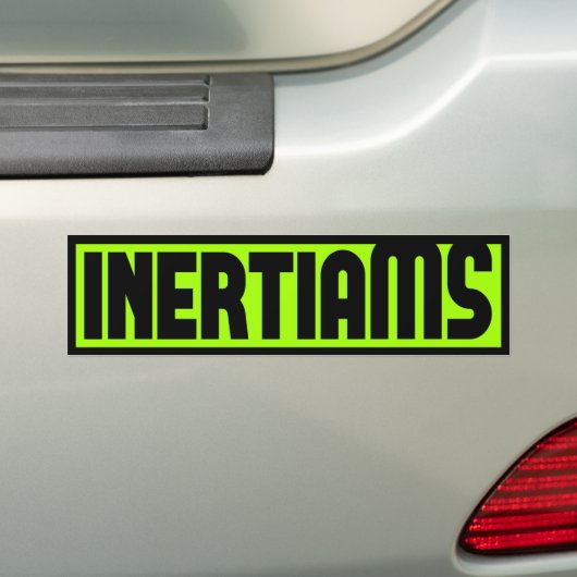 traagheidMS - BLOK-sticker Bumpersticker (Op auto)