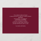 Traagheidslijn voor weddenschappen programmakaart (Achterkant)