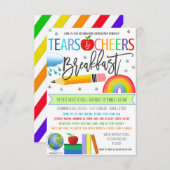 Traan en sukkels Uitnodiging (Voorkant / Achterkant)