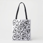 Traandruppels Abstracte Canvas tas (Voorkant)