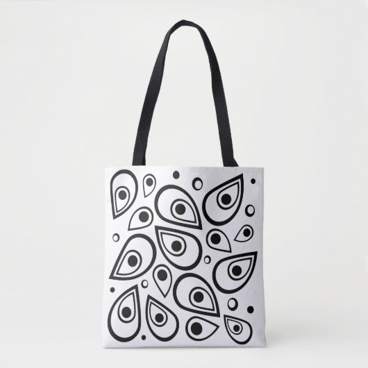 Traandruppels Abstracte Canvas tas (Voorkant)