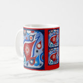 traangas koffiemok (Voorkant links)