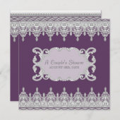  traangelas, plum Grey - Vrijgezellenfeest Kaart (Voorkant / Achterkant)