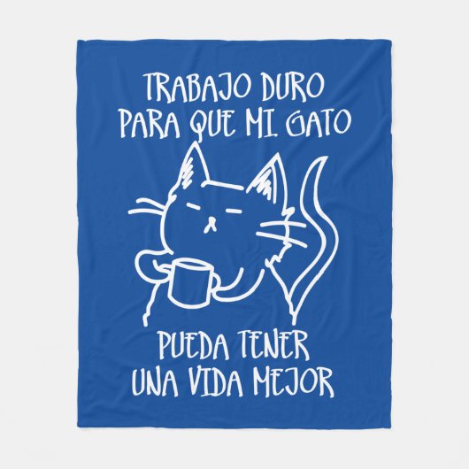 Trabajo duro fleece deken (Voorkant)