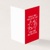 Trabajo duro kaart (Buitenkant)