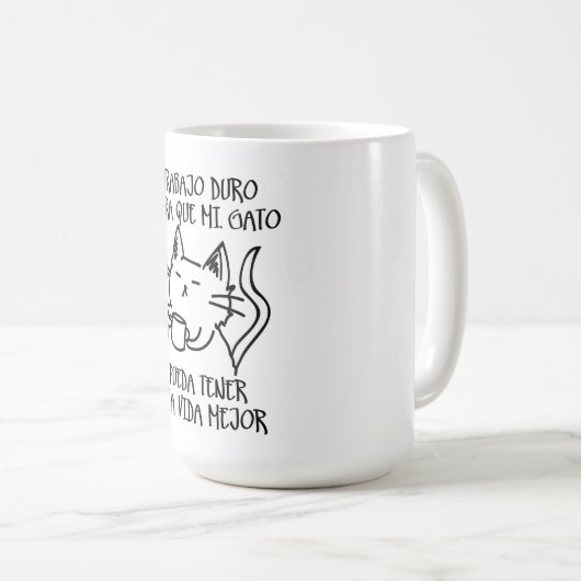 Trabajo duro koffiemok (Voorkant rechts)
