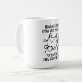 Trabajo duro koffiemok (Voorkant links)
