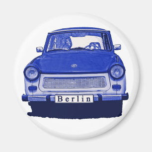 Trabant Car in Blue, Berlijn Magneet