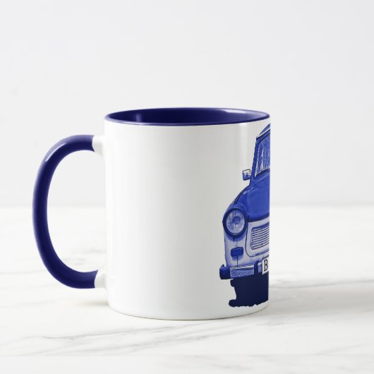 Trabant Car in Blue, Berlijn Mok (Links)