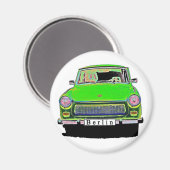Trabant Car in Green, Berlijn Magneet (Voorkant / Achterkant)
