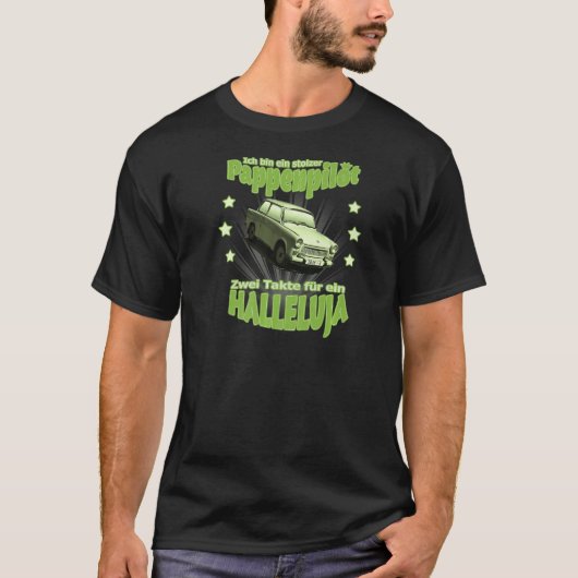 Trabi trotse kartonnen pilot Racing 03 karton O T-shirt (Voorkant)