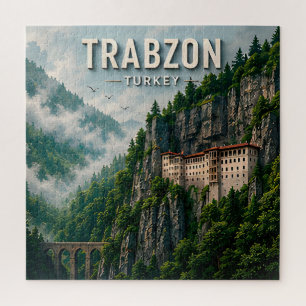Trabzon Turkije Zwarte Zee Schitterende Bergbestem Legpuzzel