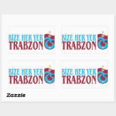 Trabzonspor Rechthoekige Sticker (Vel)