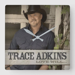 Trace Adkins Vierkante Klok
