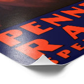  tracé Atlantic City Railroad Travel Poster (Hoek)