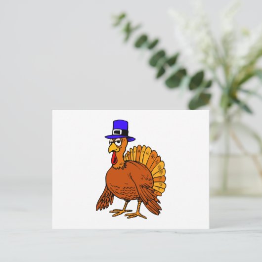 Trace Turkey Briefkaart (Staand voorkant)