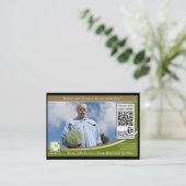 Traceable Shelftalker met QR-code (onafhankelijk B Visitekaartje (Staand voorkant)