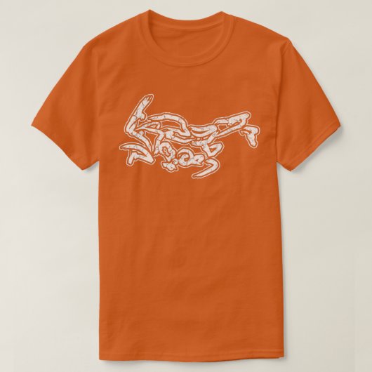 Tracer 900 Motorcycle Calligraphy  WH T-shirt (Design voorkant)