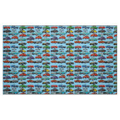 Tracering Klassieke Auto's Collagepatroon Stof (Fat Quarter)