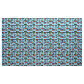 Tracering Klassieke Auto's Collagepatroon Stof (Yard (91,4 cm))