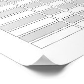 Tracering van maandelijkse betalingen poster (Hoek)