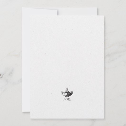 Tracery gotiek  kaart (Achterkant)