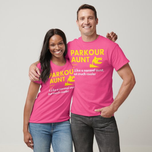 Traceur Aunt Definition Parkour T-shirt (Unisex)