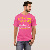 Traceur Trainer Definitie Parkour T-shirt (Voorkant volledig)