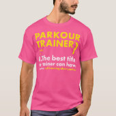 Traceur Trainer Definition Parkour T-shirt (Voorkant)